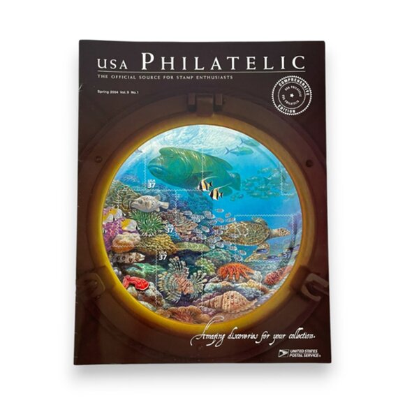 USA Philatelic Catalogs Magazines Lot of 3 2002 2004 USPS Stamps - Picture 5 of 7